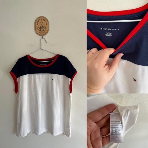 Tommy Hilfiger colour block T-shirt Sz XL worn once as new
