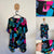 Taking Shape multi-colour abstract print top/tunic with pockets Sz S as new
