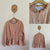 Bella + Lace dusty pink button up top Sz 8 as new