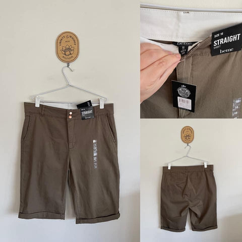 BeMe stretch shorts Sz 16 RRP $69.99 NWT