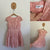 Origami pink lace dress Sz 10 as new