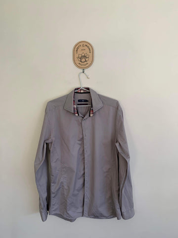 Stone Rose grey dress shirt Sz S (S-M) as new