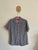Peter Werth London black/white gingham shirt Sz L (best fit M) as new