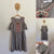 Marks & Spencer embroidered cold shoulder dress Sz 11-12 NWPT